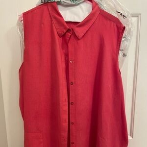 WOMENS 100% LINEN EILEEN FISCHER DRESS SIZE 3X